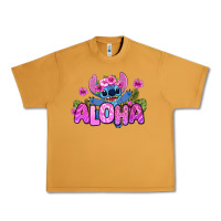 Peanut Butter aloha summer stitch Urban Heavy Tee - Zillion Design Studio