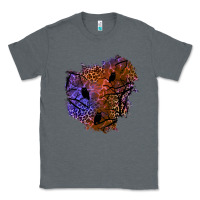 Charcoal Heather halloween patch  4 Classic Tee - BundleAndBundleShop