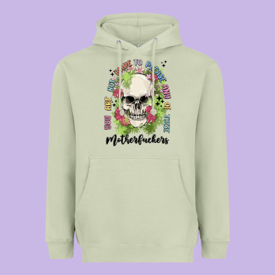 Not Alive To Please Heavyweight Hoodie Designed By Maliassmallbusiness