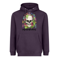 Plum not alive to please Heavyweight Hoodie - MaliasSmallBusiness