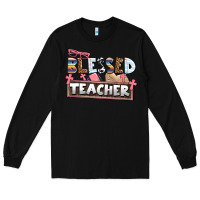 Black blessed teacher Long Sleeve Tee - AdoDesignShop