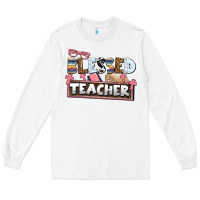 White blessed teacher Long Sleeve Tee - AdoDesignShop