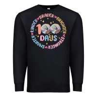 Black 100 days of school Premium Sweatshirt - MaliasSmallBusiness