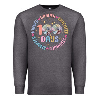 Charcoal Heather 100 days of school Premium Sweatshirt - MaliasSmallBusiness