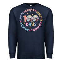 Navy 100 days of school Premium Sweatshirt - MaliasSmallBusiness