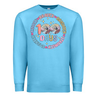 Ocean Blue 100 days of school Premium Sweatshirt - MaliasSmallBusiness