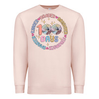 Pale Pink 100 days of school Premium Sweatshirt - MaliasSmallBusiness