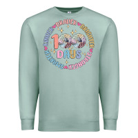 Seafoam 100 days of school Premium Sweatshirt - MaliasSmallBusiness