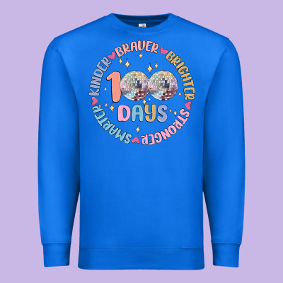 100 Days Of School Premium Sweatshirt Designed By Maliassmallbusiness