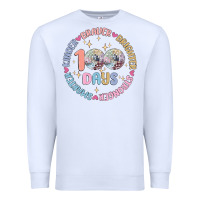 White 100 days of school Premium Sweatshirt - MaliasSmallBusiness