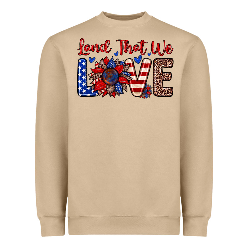 Land That We Love Heavyweight Sweatshirt by Zillion Design Studio | Teevron