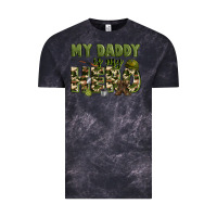 Cloud Black my daddy is my hero army Vintage Tee - Zillion Design Studio