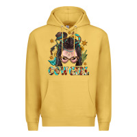 Antique Gold Western Cowgirl Braid Hair Premium Hoodie - BundleAndBundleShop