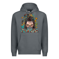 Rock Western Cowgirl Braid Hair Premium Hoodie - BundleAndBundleShop