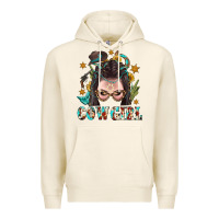 Tofu Western Cowgirl Braid Hair Premium Hoodie - BundleAndBundleShop