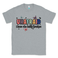 Heather Grey unafraid Classic Tee - JahusDesignShop