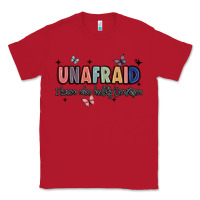 Red unafraid Classic Tee - JahusDesignShop