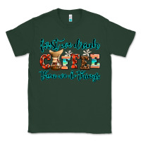 Sports Green first we drink coffee then we do things Classic Tee - AdoDesignShop