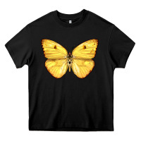 Black Cloudless Sulphur Butterfly Heavy Core Tee - LillyAllenDesigns