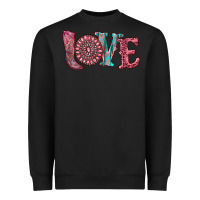Black valentine's day love with boots and gemstone Heavyweight Sweatshirt - RanaPortraitStore