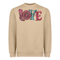 Mushroom valentine's day love with boots and gemstone Heavyweight Sweatshirt - RanaPortraitStore