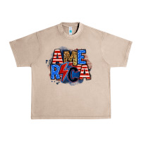 French Oak america lightning bolt Urban Heavy Tee - Zillion Design Studio
