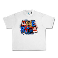 America Lightning Bolt Urban Heavy Tee | Teevron