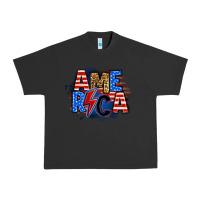 Pigment Black america lightning bolt Urban Heavy Tee - Zillion Design Studio