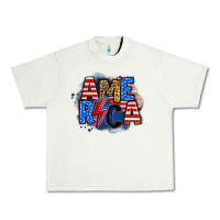 Pistachio america lightning bolt Urban Heavy Tee - Zillion Design Studio