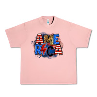 Salmon america lightning bolt Urban Heavy Tee - Zillion Design Studio