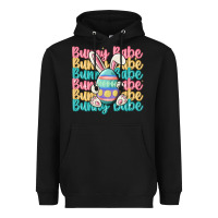 Black bunny babe Heavyweight Hoodie - MaliasSmallBusiness