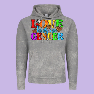 Vintage Hoodie love has no gender pride lgbtq