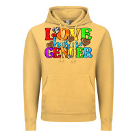 Vintage Mustard love has no gender pride lgbtq Vintage Hoodie - texasbilliewilder