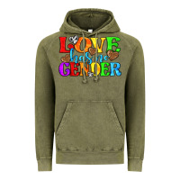 Vintage Olive love has no gender pride lgbtq Vintage Hoodie - texasbilliewilder