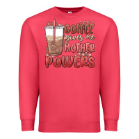 Cardinal coffee gives me mother powers Premium Sweatshirt - MaliasSmallBusiness
