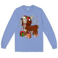 Colony Blue christmas hereford Long Sleeve Tee - JahusDesignShop