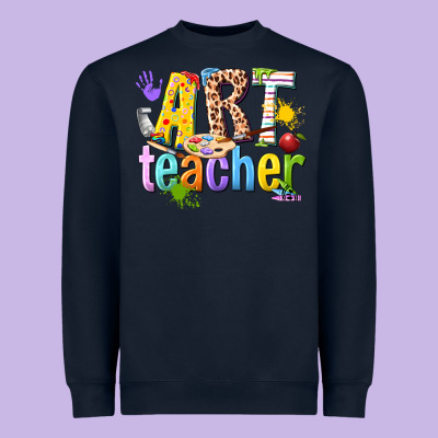 Art Teacher Heavyweight Sweatshirt Designed By Texasbilliewilder