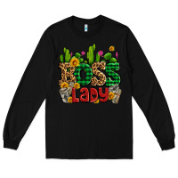 Black boss lady with money and cactus Long Sleeve Tee - AdoDesignShop