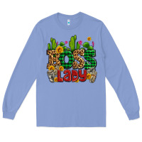 Colony Blue boss lady with money and cactus Long Sleeve Tee - AdoDesignShop