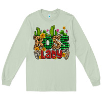 Matcha boss lady with money and cactus Long Sleeve Tee - AdoDesignShop