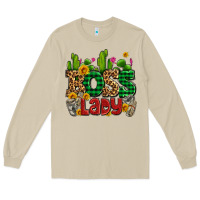 Mushroom boss lady with money and cactus Long Sleeve Tee - AdoDesignShop