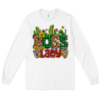 White boss lady with money and cactus Long Sleeve Tee - AdoDesignShop
