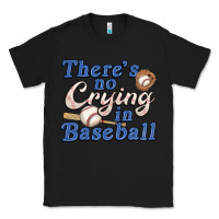 Black theres no crying in baseball Classic Tee - JahusDesignShop