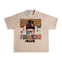 French Oak american mom junkie messy bun Urban Heavy Tee - Zillion Design Studio
