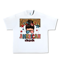 White american mom junkie messy bun Urban Heavy Tee - Zillion Design Studio