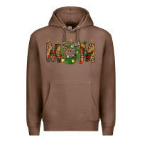 Chestnut Western Mom With Reindeer Premium Hoodie - BundleAndBundleShop