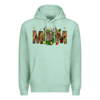 Seafoam Western Mom With Reindeer Premium Hoodie - BundleAndBundleShop