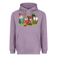 Lavender camp coffee drink Heavyweight Hoodie - MaliasSmallBusiness