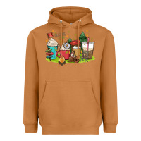 Meerkat camp coffee drink Heavyweight Hoodie - MaliasSmallBusiness