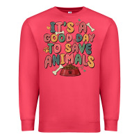 Cardinal it's a good day to save animals Premium Sweatshirt - MaliasSmallBusiness